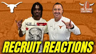 Spring Game Recruit Reactions! | Texas Longhorns Football | KJ Lacey | 2025