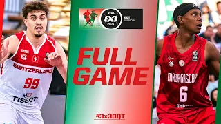 Switzerland 🇨🇭 vs Madagascar 🇲🇬 | Men Full Game | FIBA #3x3OQT 2024 | 3x3 Basketball