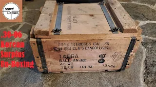 .30-06 U.S. Surplus Crate - First Look Out Of The Box