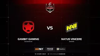 Gambit vs Natus Vincere, nuke, ELEAGUE Major Boston 2018