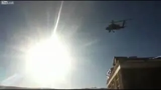 Helicopter crash in airshow