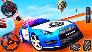 Police Car Driving Stunts Racing - Impossible Ramp Car Simulator - Android GamePlay