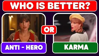 Taylor Swift Songs Pick One & Kick One! Music Quiz