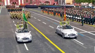 Парад на Москве 2020 военная Узбекистана