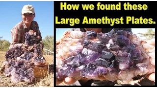 How We Found These LARGE AMETHYST PLATES | Liz Kreate