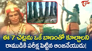 రాముడికి పరీక్ష పెట్టిన ఆంజనేయుడు | Sri Anjaneya Charitra Movie Ultimate Scene | TeluguOne