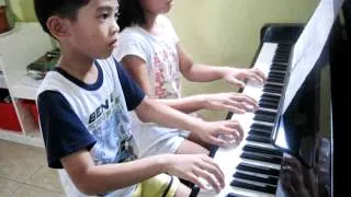 Harriet and David Piano Duet -"Melody"