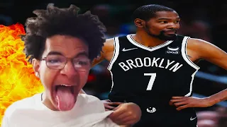 KD IS A SAVAGE!!! KNICKS VS. NETS NBA FULL GAME HIGHLIGHTS REACTION!!!