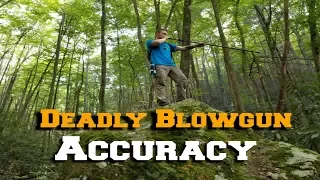 How to aim and shoot a blowgun properly! :Coldsteel blowguns