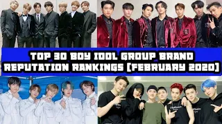 (FEBRUARY 2020) TOP 30 BOY IDOL GROUP BRAND REPUTATION RANKINGS By Korean Business Research Ins.