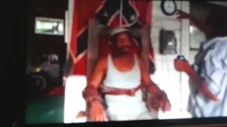 DRUNK BLACK MAN WHITE RACIST MAN AND A ELECTRIC CHAIR GET