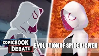 Evolution of Spider-Gwen in Cartoons in 4 Minutes (2019)