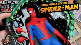 Hot Toys SPIDER-MAN Classic Suit PS5 Unboxing e Review BR / DiegoHDM