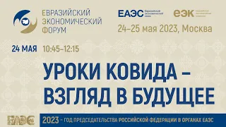 Уроки ковида: взгляд в будущее | Евразийский экономический форум 2023