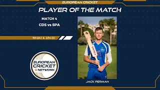 MOM: J.Perman - CDS vs SPA | Highlights | FanCode Spanish Championship Weekend Day 1 | Spain 2021