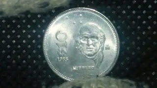 Increíble Moneda De 10 Pesos Hidalgo Año 85...27,000,000