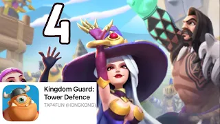 Kingdom Guard: Tower Defence 4-th session gameplay. IOS. Merge tower defence city-building