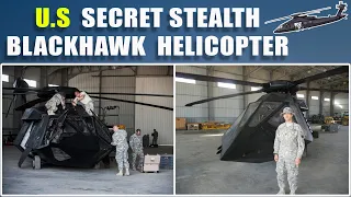 U.S top secret stealth Blackhawk transport helicopter