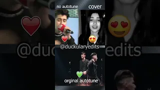 autotune vs no autotune, rauf faik childhood song, original vs cover🔥🔥