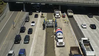 I-680 Paving Project - Aerial Footage, May 18, 2024