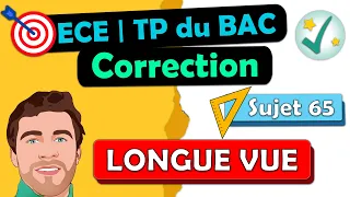 Correction ✅ TP de BAC - ECE 🎯 Physique chimie - Longue vue (lunette astronomique) - Grossissement