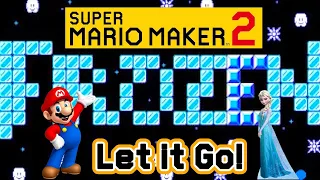 AMAZING "Let It Go" Theme from Frozen in Super Mario Maker 2!