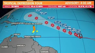 Tropics update: Tracking two storms in the Atlantic