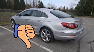 Volkswagen CC:  5 Dislikes!