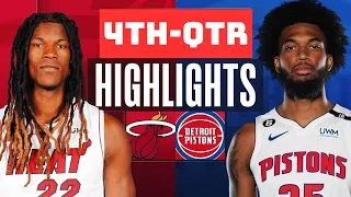 Miami Heat vs. Detroit Pistons Highlights HD 4TH-QTR | NBA October 25, 2023