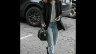 Lily Collins street style