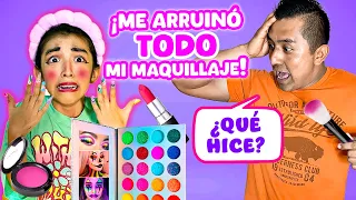 🤡MI PAPÁ ME MAQUILLA💅🏻 ME ARRUINO TODO🤡 ME DEJO COMO PAYASA😰 Yo soy Aranza 💕