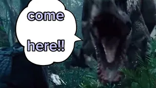 what if dinosours could talk in (jurassic world)