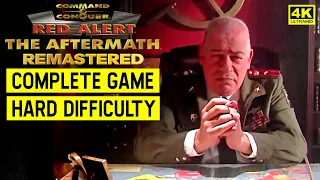 RED ALERT AFTERMATH REMASTERED 4K - COMPLETE GAME - HARD DIFFICULTY