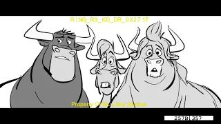 Ferdinand - No Bull wins and Ferdinand selected - Storyboard Animatic