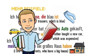 Grammar: Relative Clauses (Part 1): Nominative Case - Lesson 12 (A2-B1) (Learn German)