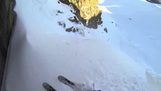 Skiing in Whistler- Super Gnarly Line