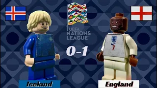 Iceland 0-1 England | Highlights in LEGO