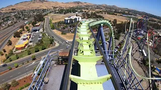 Medusa On-Ride POV. Six Flags Discovery Kingdom