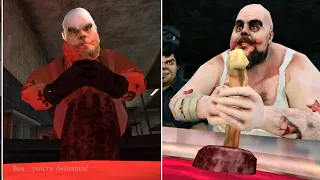 Mr Meat 2 Red Potion Game Over Vs Mr Meat 1 Red Potion Game Over Scenes