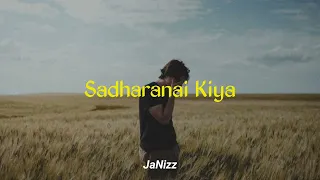 Sadharanai Kiya (slowed+reverb)