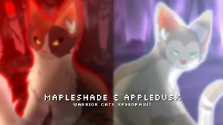 Mapleshade & Appledusk || Warrior Cats || SpeedPaint