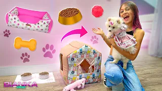 A PRIMEIRA CASA DA MINHA CACHORRINHA ! - BIANKA