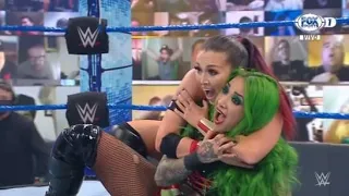 Shotzi Blackheart y Tegan Nox vs Natalya y Tamina - WWE Smackdown 9 De Julio Del 2021 En Español