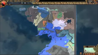 EU4 Lord of the Rings Mod Timelapse
