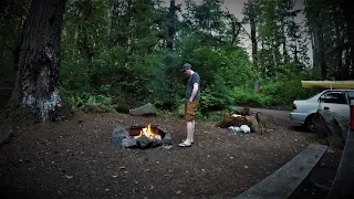 Car Camping In My Honda Civic---Tahuya State Forest---Part 1
