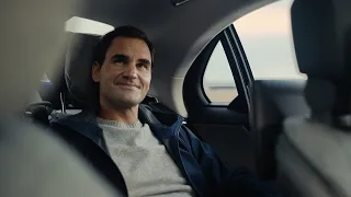 Roger Federer Experiencing The New Mercedes-Benz S-Class