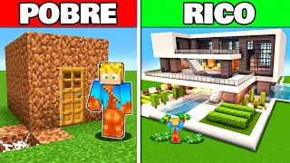 PASÉ DE POBRE A RICO DE 100 MANERAS DIFERENTES EN MINECRAFT