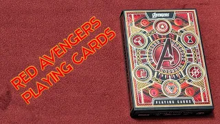 Daily deck review day 69 - Red Avengers playing cards By Theory11