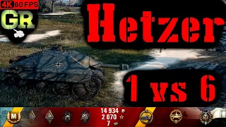 World of Tanks Jagdpanzer 38(t) Hetzer Replay - 9 Kills 1.1K DMG(Patch 1.4.0)