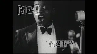 1933  Louis Armstrong Performing "Dinah"